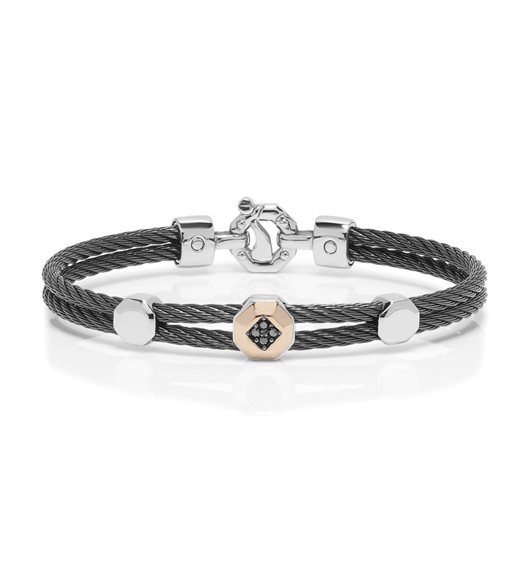 Bracciale Baraka Uomo in Acciaio Diamante BR332131RODN200008 - BR332131RODN200008